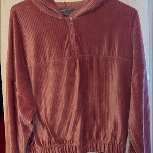 Cobble lane  Ribbed Pullover Hoodie